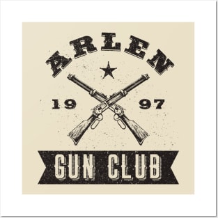 Arlen Gun Club (Black) Posters and Art